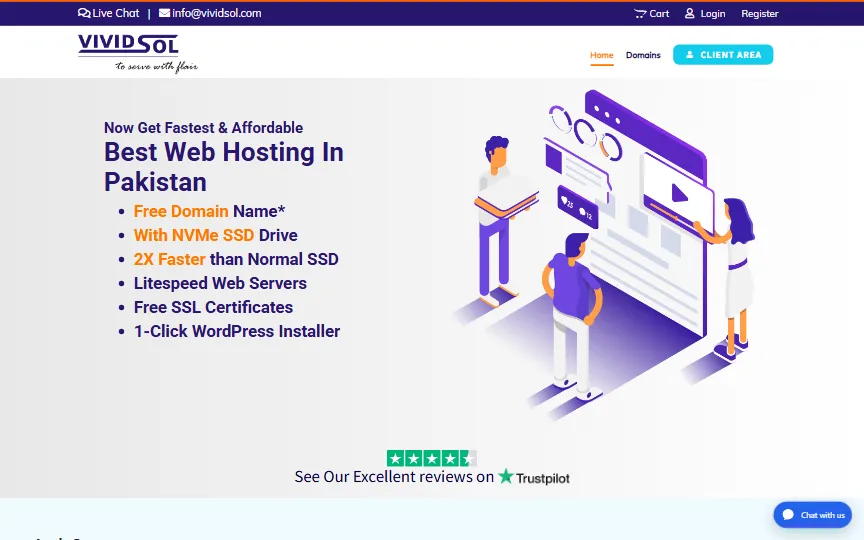 Screenshot of VividSol